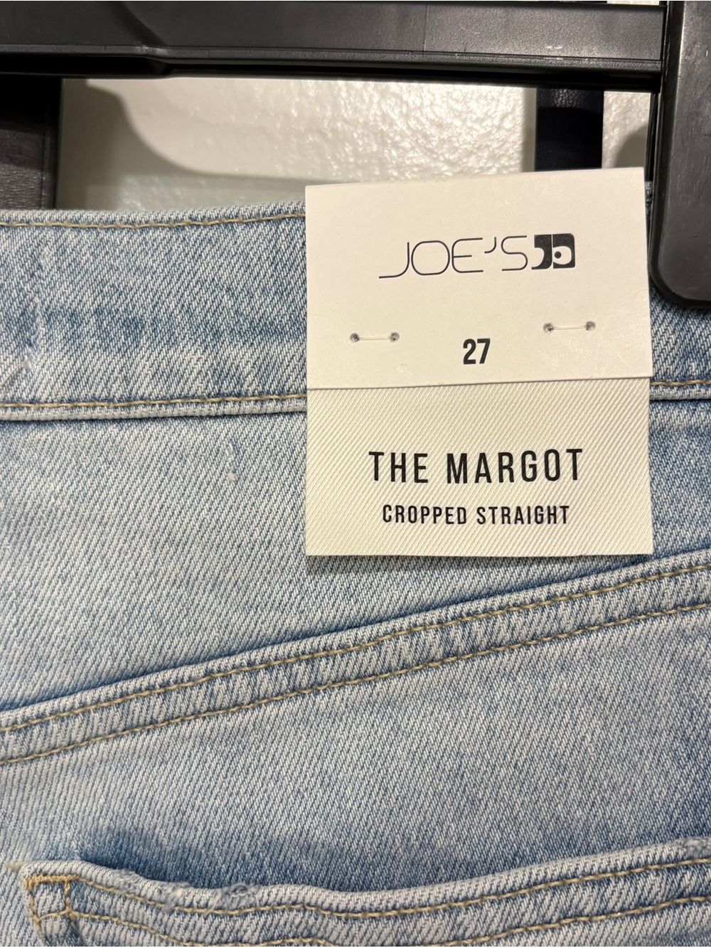 Joe's Jeans The Margot Cropped Straight Light Blue Denim Jeans NWT